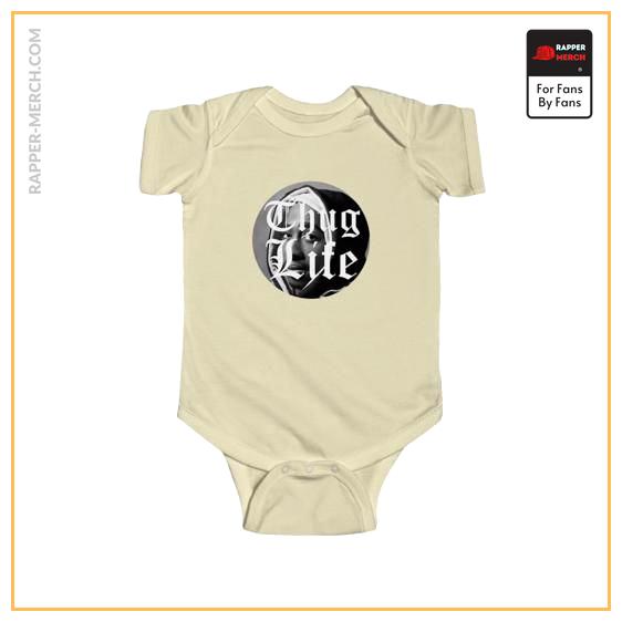 Thug Life Tupac Makaveli Dope Image Icon Baby Bodysuit RM0310