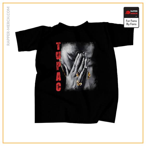 Thug Life Tupac Makaveli Praying Black Tees RM0310