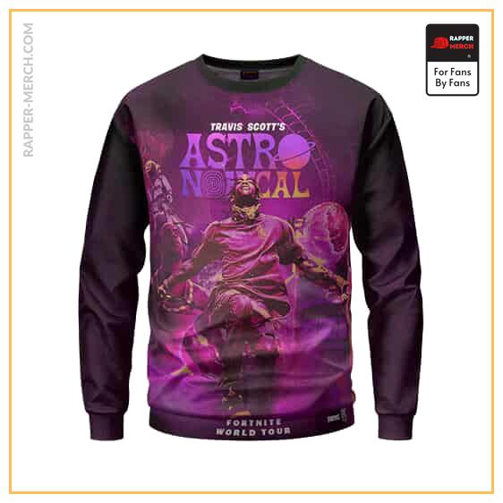 Travis Astronomical Fortnite World Tour Art Sweatshirt RM0410