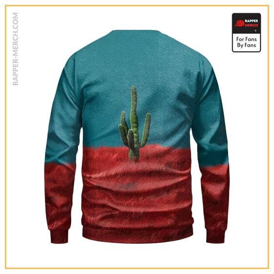 Travis La Flame Minimalistic Cactus Art Crewneck Sweater RM0410