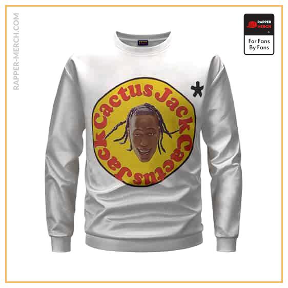 Travis Scott Cactus Jack McDonald's Logo Crewneck Sweatshirt RM0410