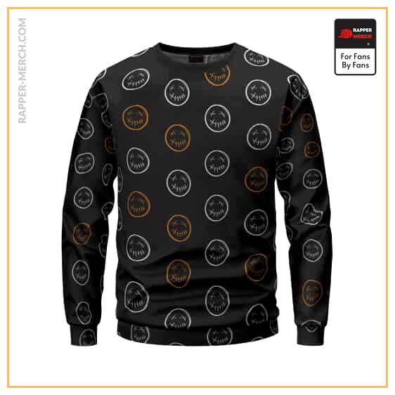 Travis Scott Cactus Jack Smiley Face Pattern Sweatshirt RM0410