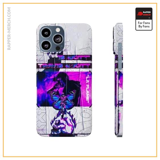 Travis Scott La Flame Butterfly Retro Neon Art iPhone 13 Case RM0410