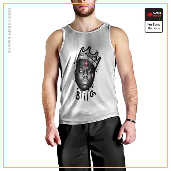 Tribute To Notorious B.I.G. Head Cut Out Singlet RP0310