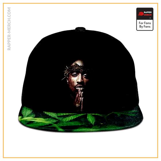 Tribute to Tupac Shakur OG Kush Visor Snapback Hat RM0310