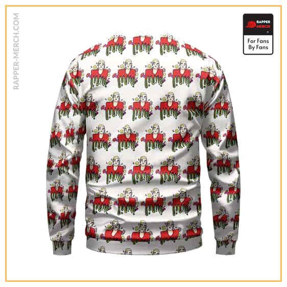 Trippy Grime Abstract Art Slim Shady Pattern Crewneck Sweater RM0310