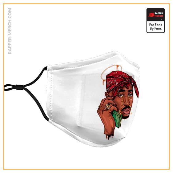 Tupac Amaru Shakur Grime Art Awesome Filtered Face Mask RM0310