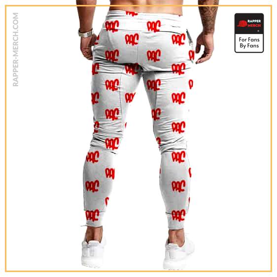Tupac Amaru Shakur Red Pac Logo Pattern Jogger Sweatpants RM0310