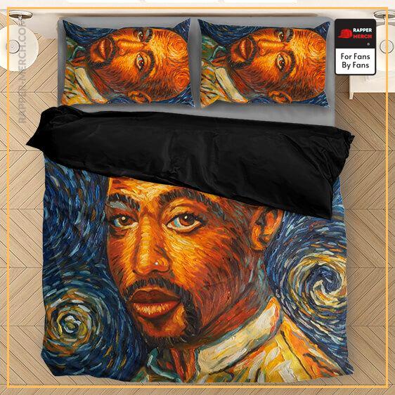 Tupac Amaru Shakur Vincent Van Gogh Art Style Bedding Set RM0310