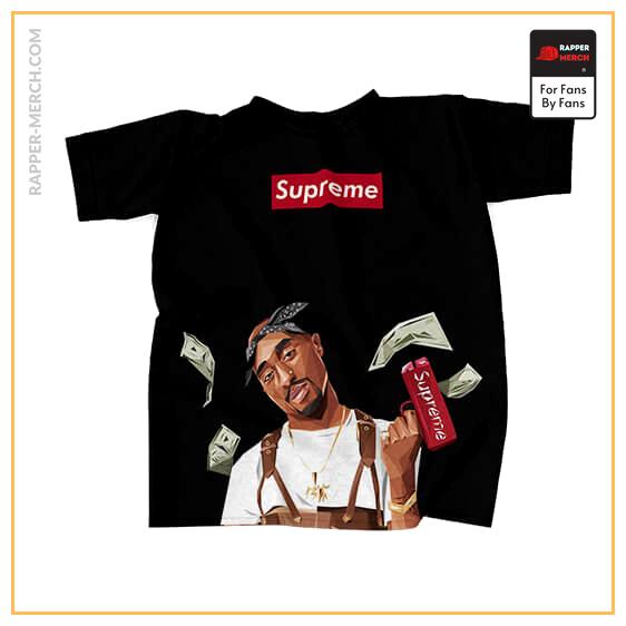 Tupac Amaru Supreme Cash Cannon T-Shirt RM0310