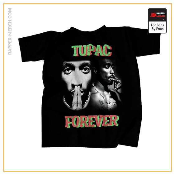 Tupac Forever Retro Vintage Glitch Art T-Shirt RM0310