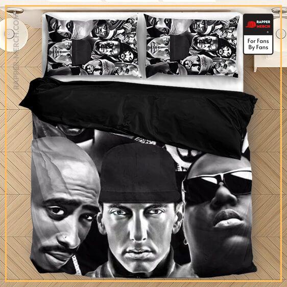 Tupac Makaveli Eminem Biggie Greatest Rappers Dope Bedding Set RM0310