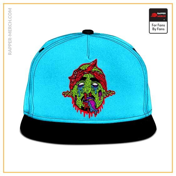 Tupac Makaveli Zombie Head Drip Artwork Snapback Hat RM0310