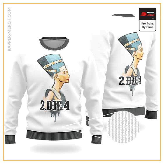 Tupac Shakur 2 Die 4 Pharaoh Tattoo Dope Wool Sweatshirt RM0310