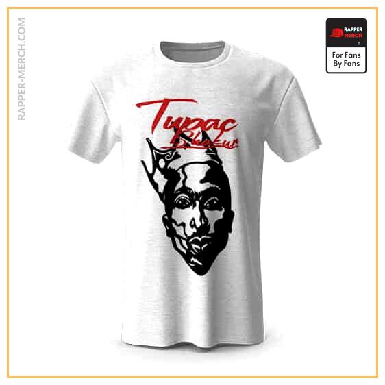 Tupac Shakur Classic Crown And Face Tees RM0310