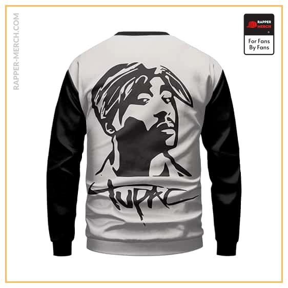 Tupac Shakur Face Silhouette Art Sweatshirt RM0310