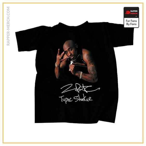 Tupac Shakur Iconic Photo & Signature Shirt RM0310