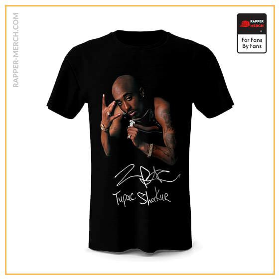 Tupac Shakur Iconic Photo & Signature Shirt RM0310