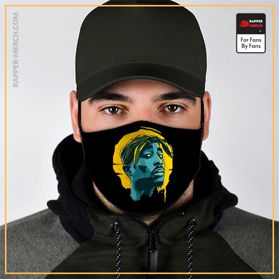 Tupac Shakur Iconic Pose Tribute Art Stylish Face Mask RM0310