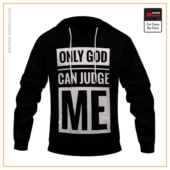 Tupac Shakur Only God Can Judge Me Black & White Hoodie RM0310