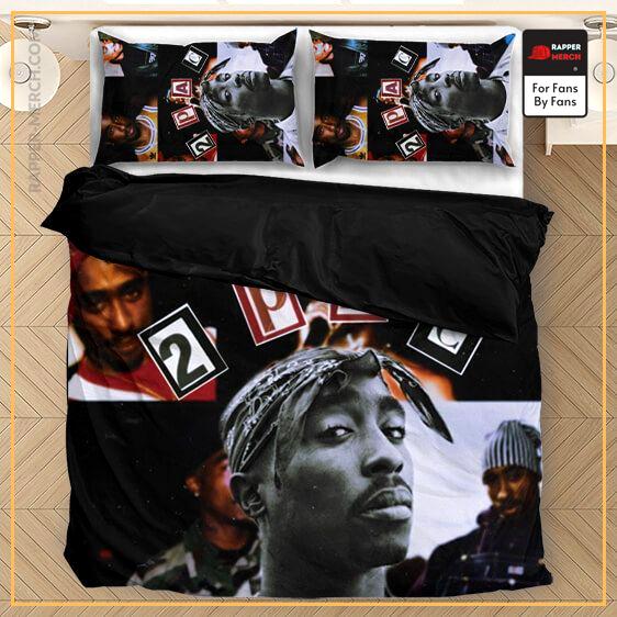 Tupac Shakur Photo Collection Amazing Black Bedding Set RM0310