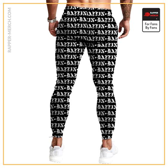 Tupac Typography Ballin Tattoo Design Pattern Jogger Pants RM0310