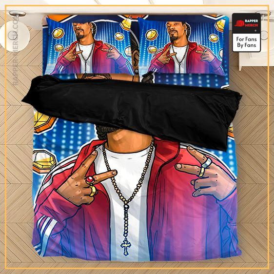 Unique Snoop Doggy Dogg Peace Hand Sign Art Bedding Set RM0310