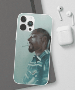 Faded Snoop Dogg Smoking a Spliff Blue iPhone 12 Cover RM0310