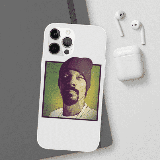 Snoop Dogg Vectorized Portrait Weed Background iPhone 12 Cover RM0310