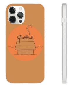 Snoop Dogg Awesome Snoopy Parody Brown iPhone 12 Case RM0310