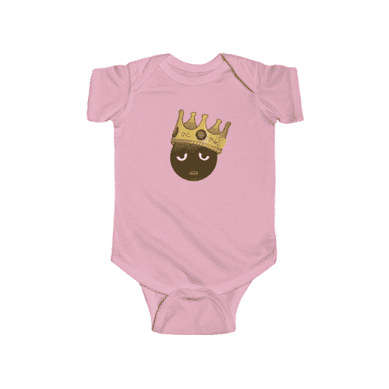 Biggie Smalls Wearing Crown Emoji Adorable Baby Bodysuit RP0310