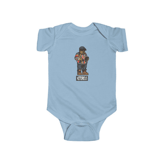 The Notorious BIG Counting Money Cartoon Dope Infant Onesie RP0310