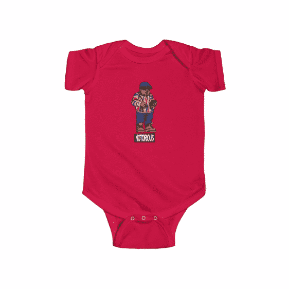 The Notorious BIG Counting Money Cartoon Dope Infant Onesie RP0310