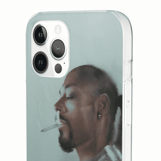 Faded Snoop Dogg Smoking a Spliff Blue iPhone 12 Cover RM0310