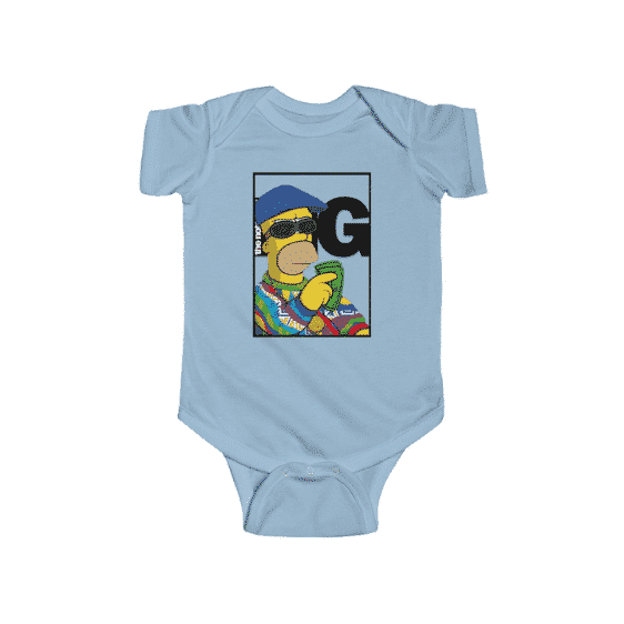 The Notorious BIG Homer Simpson Parody Badass Newborn Clothes RP0310
