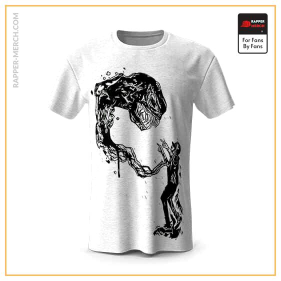 Venom Symbiote Alien Eminem Art White Shirt RM0310