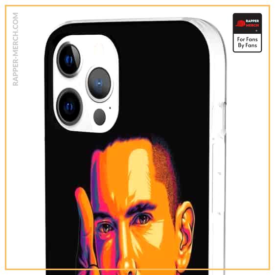 Vibrant Orange Eminem Open Hand iPhone 12 Fitted Case RM0310
