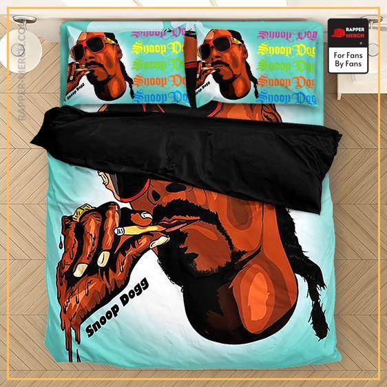 Vibrant Snoop Doggy Dogg Smoking Weed Art Bedclothes RM0310