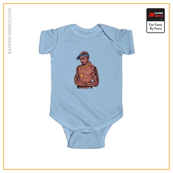 West Coast Hip Hop Rapper Makaveli Baby Toddler Bodysuit RM0310