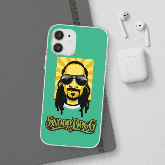 West-Coast Rapper Snoop Dogg Cool Surf Green iPhone 12 Case RM0310