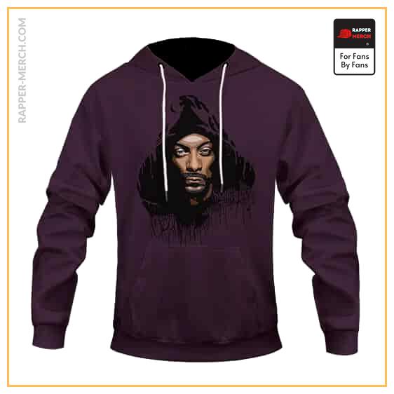 West Coast Rapper Snoop Dogg Graffiti Art Purple Hoodie RM0310