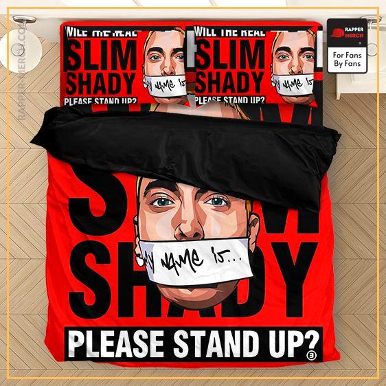 Will The Real Slim Shady Please Stand Up Red Bedclothes RM0310