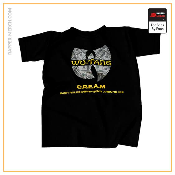 Wu-Tang Clan C.R.E.A.M. Money Logo Art T-Shirt RM0410