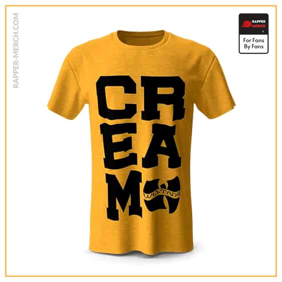 Wu-Tang Clan C.R.E.A.M. Typographic Art T-Shirt RM0410