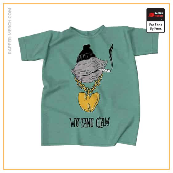 Wu-Tang Clan Smoking Clam Parody Logo T-Shirt RM0410