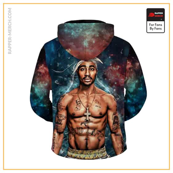 Awesome Tupac Shakur Galaxy Artwork Zip Up Hoodie RM0310