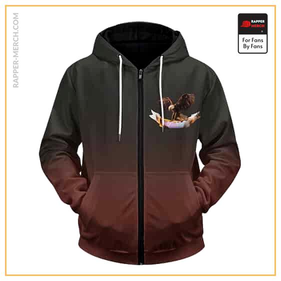 La Flame Birds In The Trap Sing McKnight Zipped Hoodie RM0410